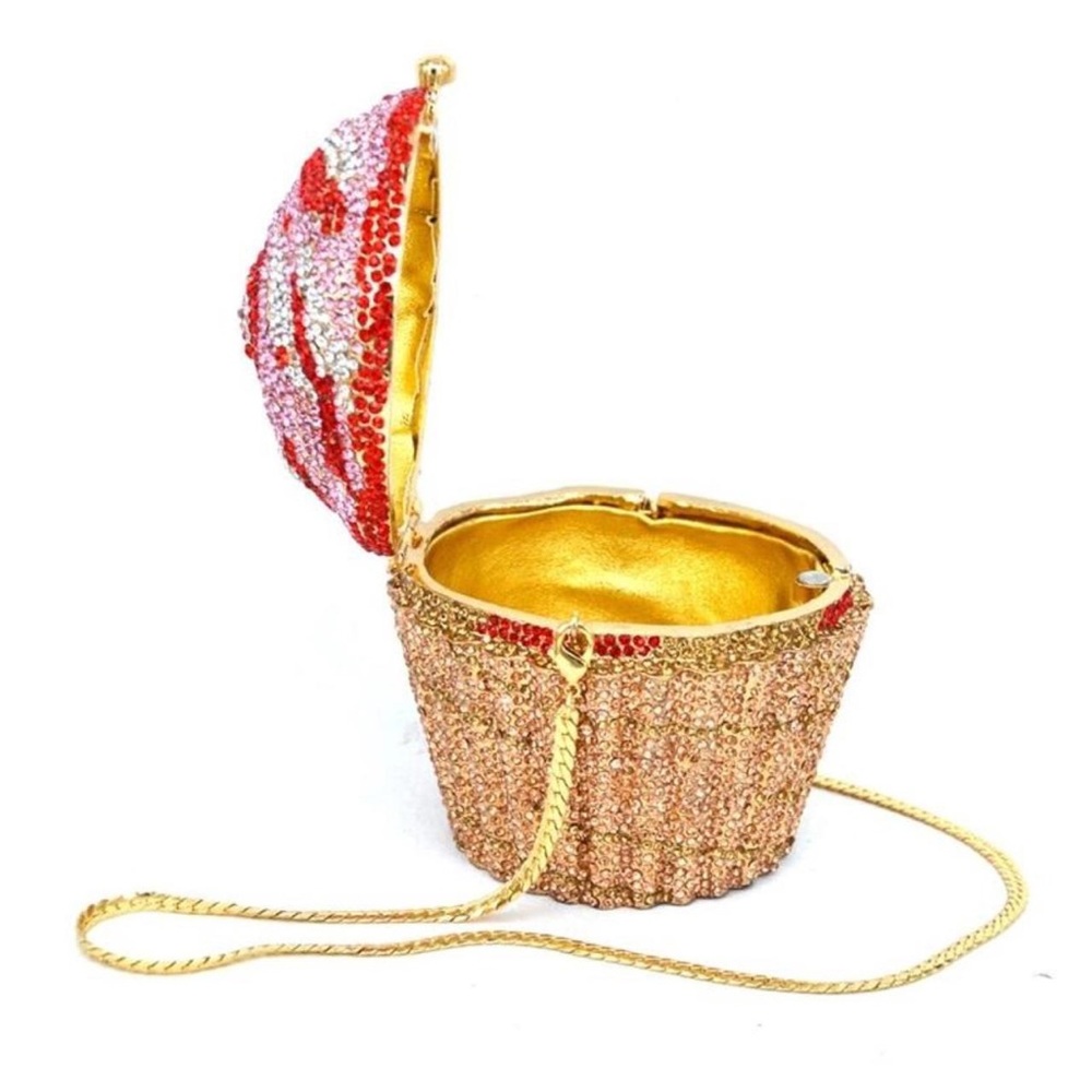 Diamond Encrusted Cupcake Bag.